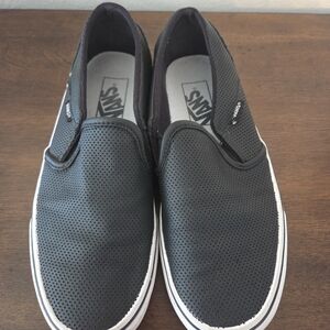 Vans Men's Black Slip-On Shoes